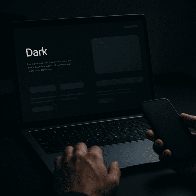Dark mode – moda czy konieczność w web designie
