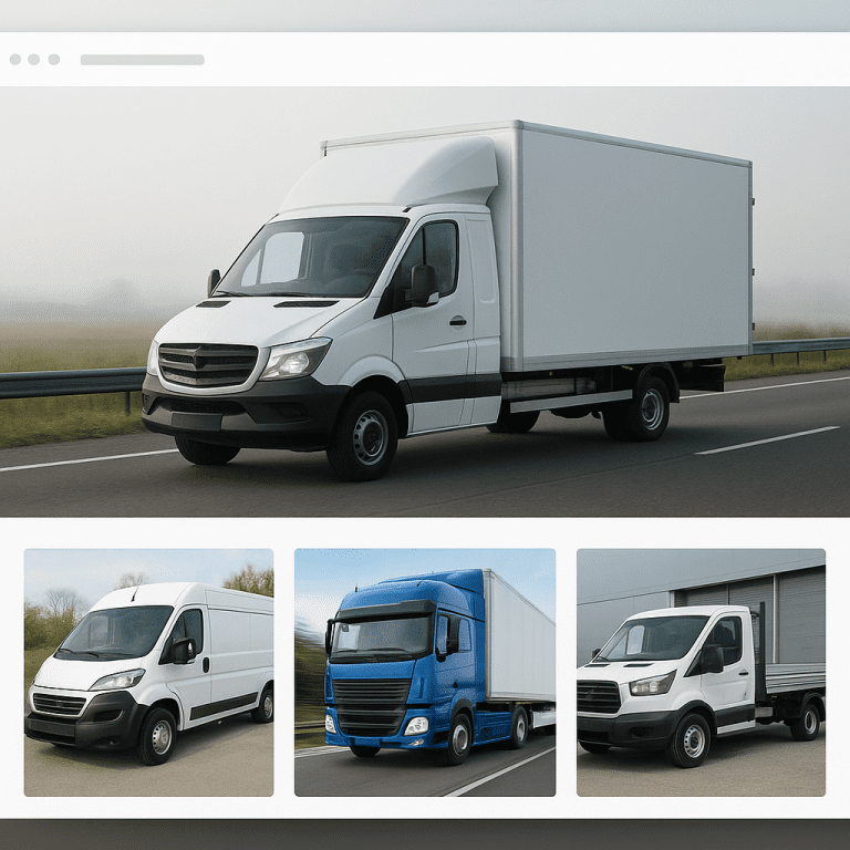 Serwis internetowy o samochodach dostawczych i ciężarowych