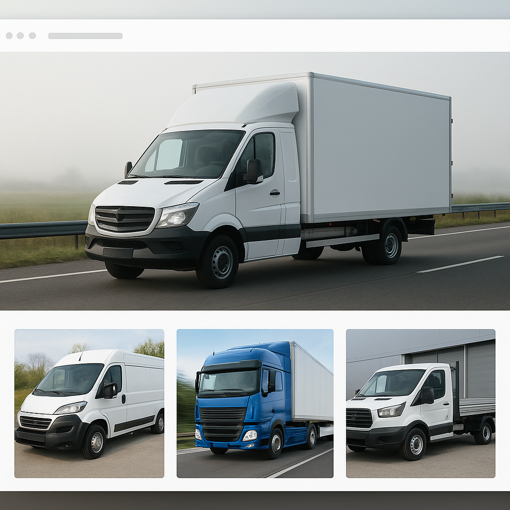 Serwis internetowy o samochodach dostawczych i ciężarowych