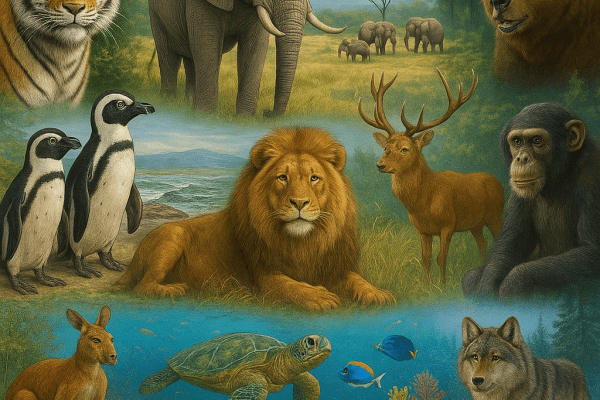 Atlas zwierząt – gatunki, środowiska i zwyczaje