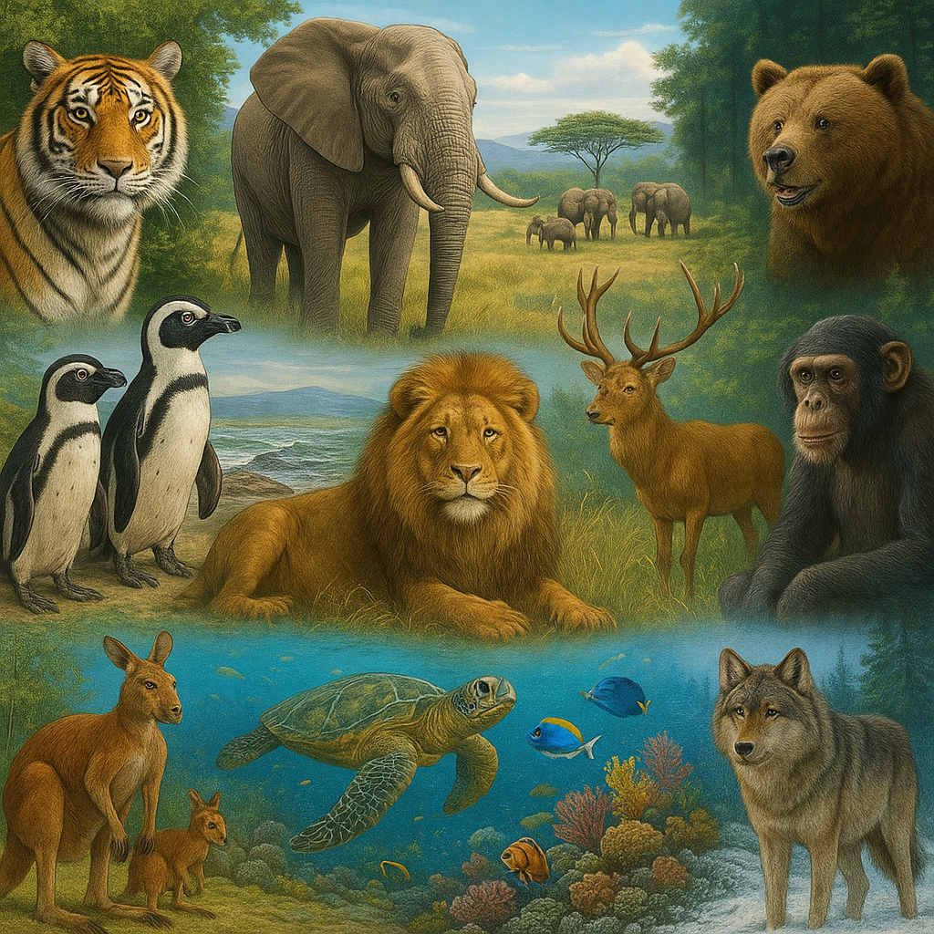 Atlas zwierząt – gatunki, środowiska i zwyczaje